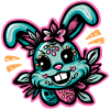Freaky Bunny - Hase en néon