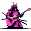 Guitar Samurai Pink – 04