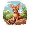 Abyssinian Cat Abessinierkatze