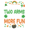 Arm amputee St. Patrick's Day