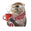 Otter Coffee Funny Gift