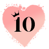 Numéro 70, Coeur, Personnalisable
