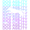 Dog Agility Dog Trainer Retro