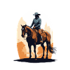 Esthétique Western Cavalier Streetwear