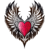 Heart Wings Winged Heart