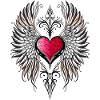 Heart Wings Winged Heart
