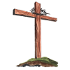 ealistic cross Golgotha