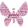 Peace in Butterfly form