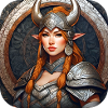 Proud Viking Germanin Shieldmaiden