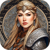 Proud Viking Germanin Shieldmaiden