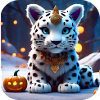 Cute Snow Leopard