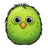 Kiwi kindlich im Animestil
