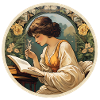 Frau lesend