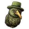 Kiwi avec chapeau