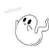 Le petit fantôme dit boooh !