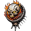 BBQ Skull // Totenkopf Barbecue // Grill FS0079