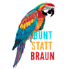 Papagei - bunt statt braun