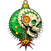 Treeball Skull / Totenkopf Weihnachtskugel FS0091