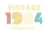 Vinatge 1984 Cadeau d’anniversaire