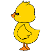 Cute baby duck character 3