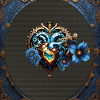 Fantastisches Steampunk-Herz