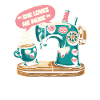 Sewing Machine Caffeine Coffee Sewing