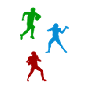 Rugby Player Silhouette