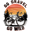 Gravel Bike Sunset Scene