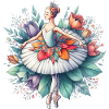 Ballet dancer with tutu