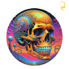 PSYCHEDELISCHER SCHÄDEL