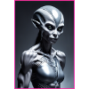 Alien woman