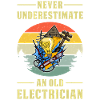Never underestimate an old electrician