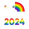 Fru og fru 2024 Gay Pride Bryllup Homoseksuelt ægteskab