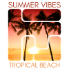 Summer vibes tropical beach