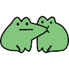 Kissing frogs