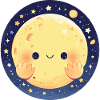 Der lächelnde Mond