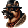 German Shepherd Art