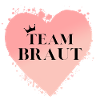 Team Braut-Herz! Personalisierbar