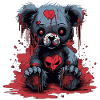 Cute Creepy Teddy Bear