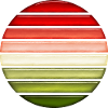 Watermelon retro sunset glass design