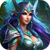 Stolze Fantasy Elfenkriegerin