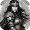 Proud Viking Germanin Shieldmaiden