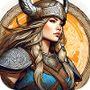Proud Viking Germanin Shieldmaiden