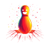 Cartoon Bowling Retrowave