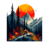 Mountain biking