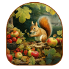 Frosch-Eichhörnchen-Apfel Erntezeit