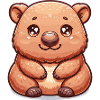 niedliches Wombat