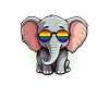 Éléphant LGBTQ