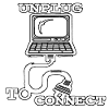 unplug to connect