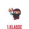 1.Klasse Ninja Schulkind Geschenk